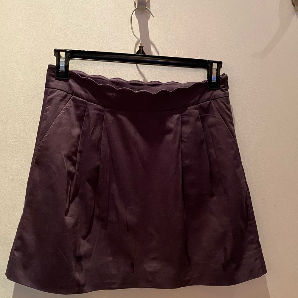 Charcoal grey j crew mini skirt